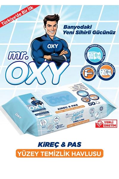 MR.OXY Mr. Oxy 50 Pack Limescale and Rust Surface Cleaning Towels