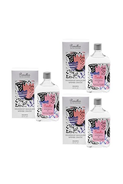 Pomellos KOLONYA Keukenhof Bahçeleri & Pembe Orkide 3 Adet (3x250 ml, 80 Dere...