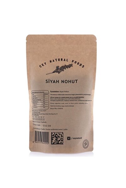 Cey Natural Foods Siyah Nohut 500 Gr