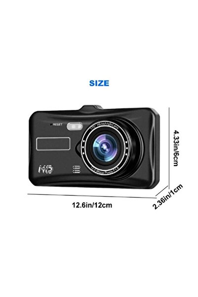 Wevolt Mb-300 1296p 4" Ips Dokunmatik Ekran Araç Içi Çift Kamera Gece Görüşlü. Araç Kamera.