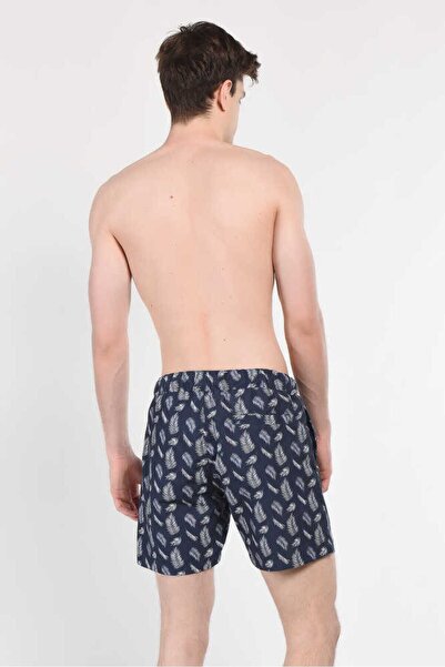 UCLA Adeon Сині морські шорти з вишивкою Чоловічі морські шорти