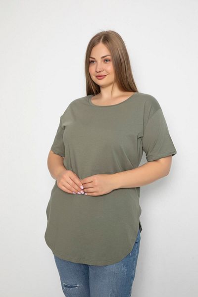 DONEX Women's Plus Size Slit T-Shirt