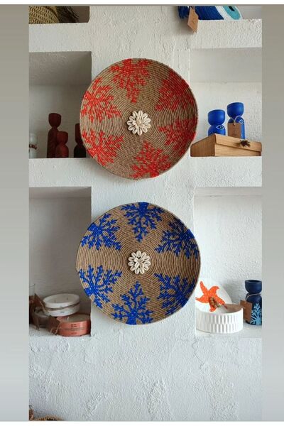 ocean boheme decor Hasır tabak