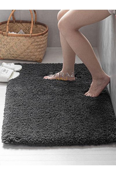SARAZ HALI Covor de baie absorbant de apă Prosop pufos, anti-alunecare, lavabil, anti-pilling 40 x 60