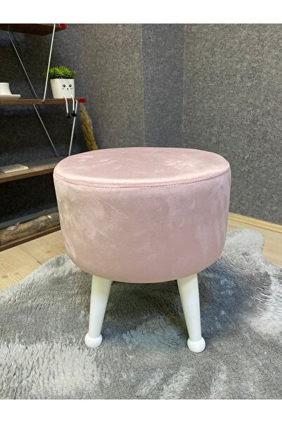 Asedia Miskin Lake Pembe Ahşap Ayak Uzatma Pufu Makyaj Koltuğu Tabure Babalar Günü Hediyesi