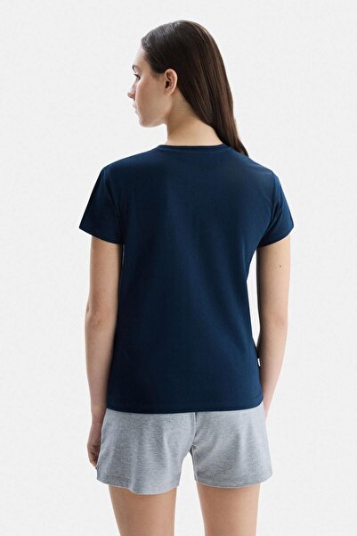 UCLA Γυναικείο μπλουζάκι με στάμπα ALLISON Navy Blue Crew Neck