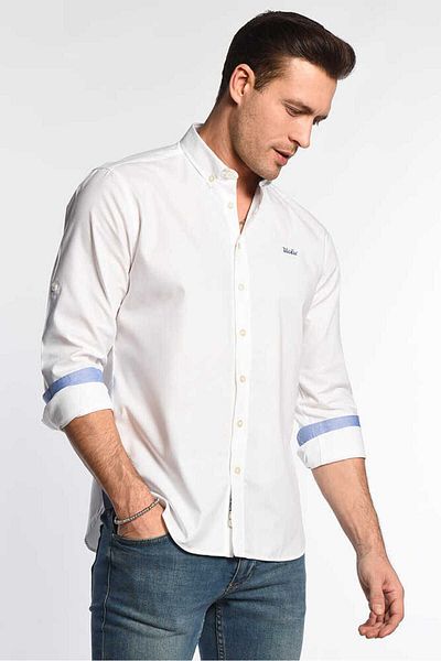 UCLA Jackson White Oxford Men's Shirt