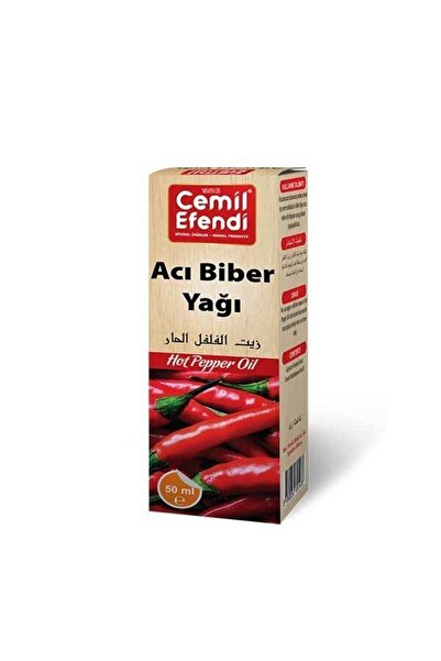 Cemilefendi Kırmızı Acı Biber Yağı 50 ml