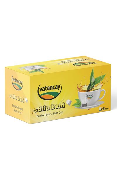 Vatan çay Salla Beni Siyah Çay Bardak Poşet 25x2gr: 50 gr