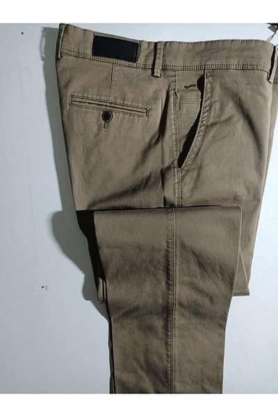 ATLIHAN Κλασικό λινό παντελόνι Kagi Cotton Lycra Side Pocket