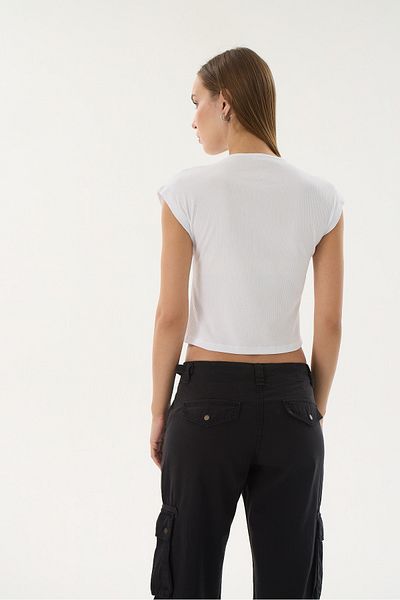 Sevim 16153 Tricou cu mânecă joasă pentru femei