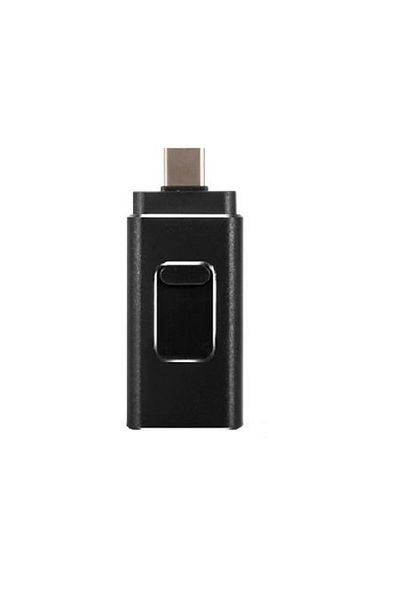 Schulzz محرك ذاكرة فلاش لجهاز iPhone Ios Otg بسعة 64 جيجابايت - Micro USB Android