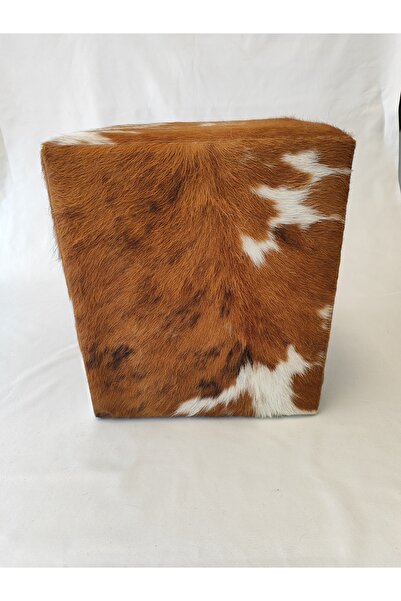 KuzeyCarpet Doğal dana derisi puf