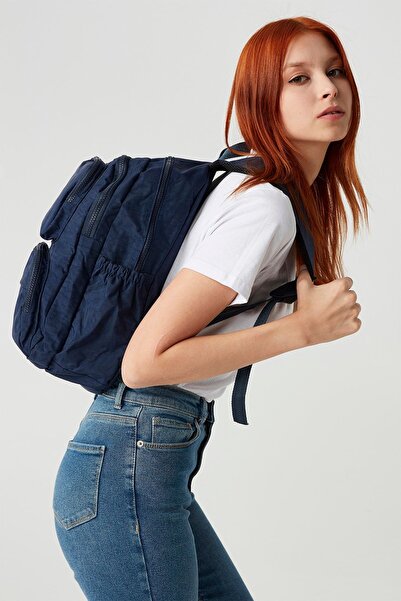 NEMO BAGS Unisex Navy Blue Sırt Çantası Okul Çantası Laptop Ve Seyahat Çantas...