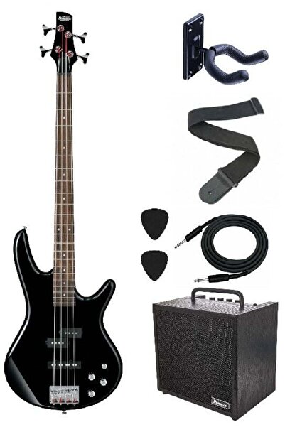 IBANEZ GSR200 BK GSR Serisi Siyah 4 Telli Elektro Bas Gitar Set