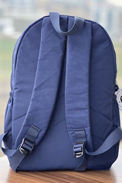 NEMO BAGS Unisex Lacivert Sırt Çantası Okul Çantası Laptop Ve Seyahat Çantası Su Geçirmez Spor Çanta 40x30x15