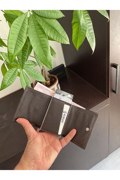 Trendsbag Travel Store Портфейл от естествена кожа с държач за карти, модел TB590