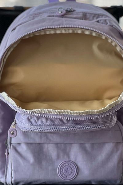 NEMO BAGS Lilac Unisex Backpack - For Laptop, Travel and School, Waterproof, 40x30cm