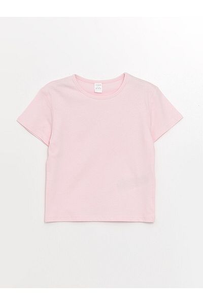 LC Waikiki Crew Neck Baby Girl Basic T-Shirt - Κοντό μανίκι