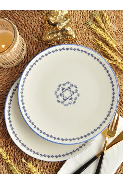 M'art Home Sipahi Itır 2 li Porselen Pasta Tabağı 19 cm