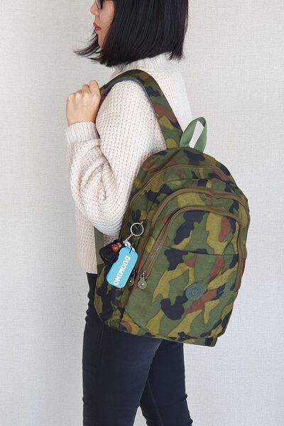 NEMO BAGS School Bag Camouflage Unisex Backpack Laptop And Travel Bag Waterpr...