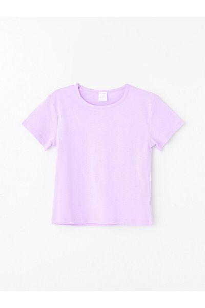 LC Waikiki Crew Neck Short Sleeve Basic Baby Girl T-shirt
