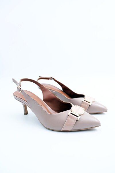 Tenau Ženske cipele na petu od prave kože
