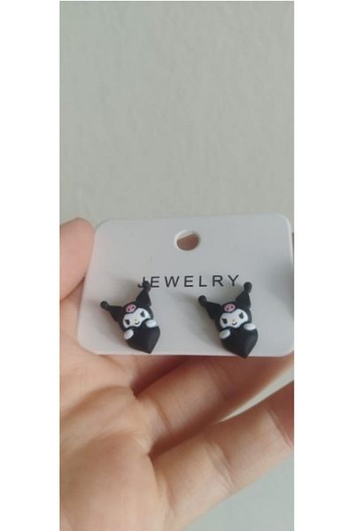 Acousticworld Sanrio Kuromi - Black Magic 2-Piece Youth and Children's Earrings Gift Accessory