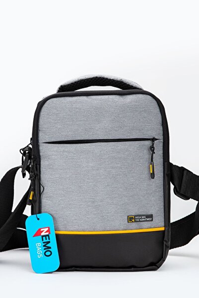 NEMO BAGS Unisex ανοιχτό γκρι τσαντάκι πλάτης και στήθους Nemobags Bodybag Bag