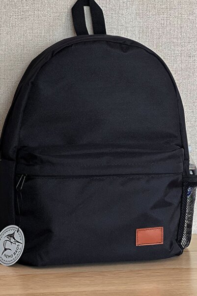 NEMO BAGS حقيبة ظهر مدرسية سوداء للجنسين حقيبة سفر قماش طارد للماء حقيبة رياض...