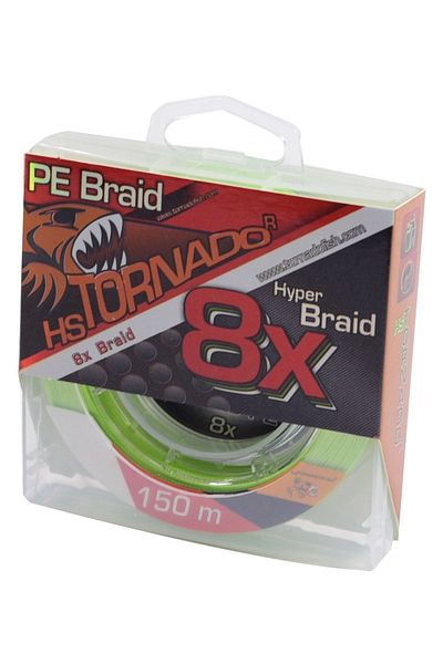 Tornado 150m 8x 0.18mm 16.7kg Pistachio Green Rope Line
