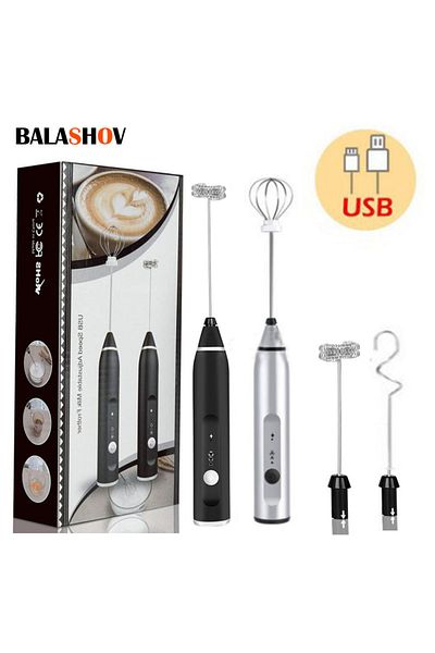 Choice Electric Milk Frothers Handheld Wireless Blender USB Mini Coffee Maker Whisk Mixer Cappuccino Cre...