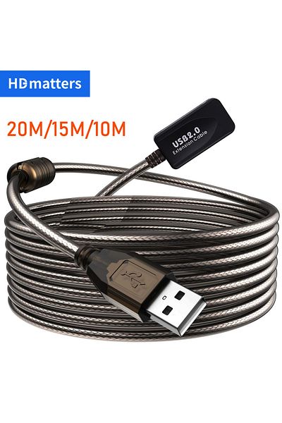 Choice USB 2.0 Active Extension Cable - 20M/15M/3M/5M/10M Repeater - Data Transfer Cable