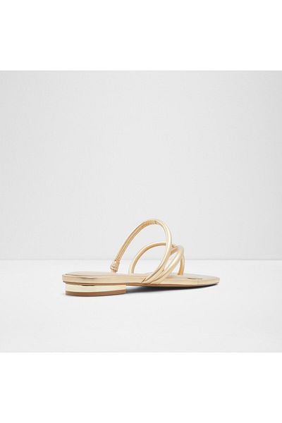 Aldo Mounis Gold Sandals For Women