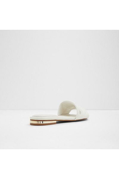 Aldo Sunset White Sandals for Women