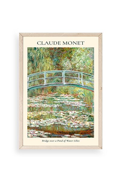 Hediyenikap Claude Monet Ahşap Çerçeveli Tablo