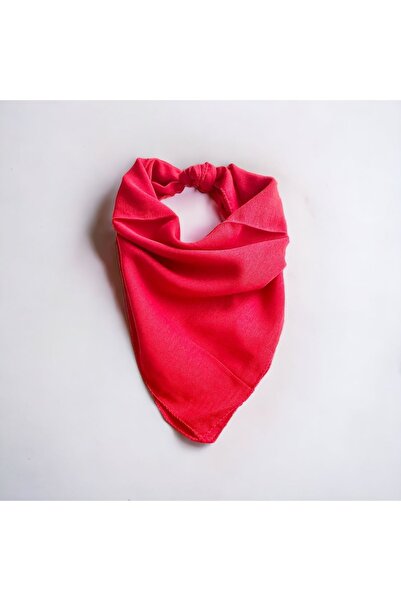 alsaccessories Bandană multifuncțională de culoare roșie 100% bumbac