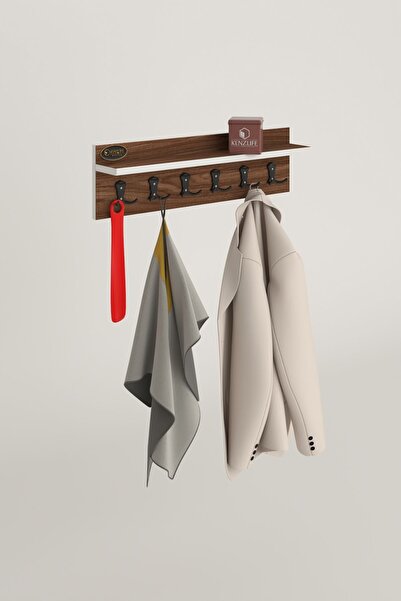 Kenzlife Elbise Askılığı Askılık Vettini70 Cvz 20*070*12 Siyah 6 Adet Askı Portmanto