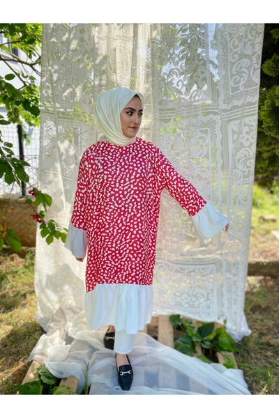 Desenli tunik elbise