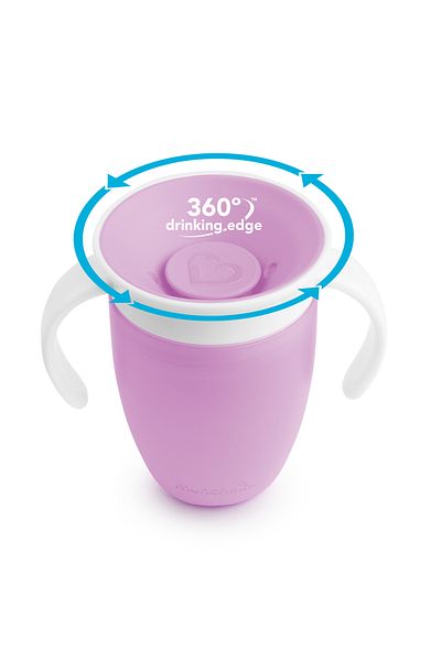Munchkin Miracle 360 Training Cup 6 months+ 207ml Purple 1 Piece