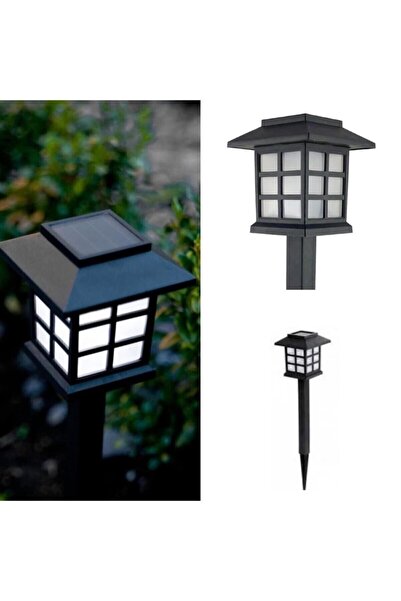 Genel Markalar Güneş Enerjili Sokak Lamba Tasarımlı Solar Bahçe Aydınlatması