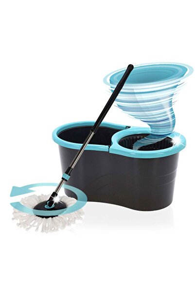 Egonex Döner Başlıklı Temizlik Seti- Kova Mop Seti 18 Lt