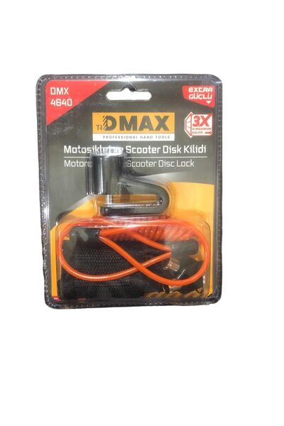 DMAX MOTOSİKLET VE SCOOTER DİSK KİLİDİ