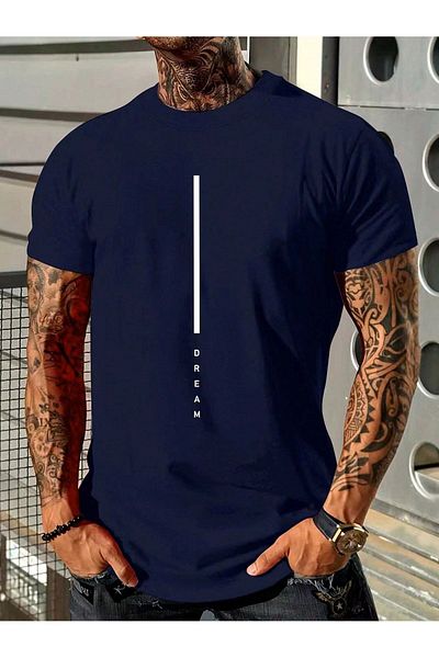 MOONBULL Pánské oversize tričko Vertical Dream Printed