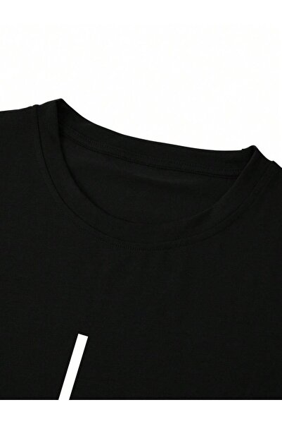 MOONBULL Męski T-shirt oversize z nadrukiem pionowych snów