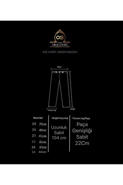 oraystore Μαύρο φαρδύ παντελόνι