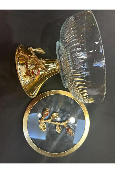 By Selim Small Fruit Bowl - Pomegranate Lid