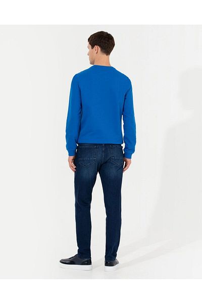 Pierre Cardin Ανδρικό παντελόνι Navy Blue Denim