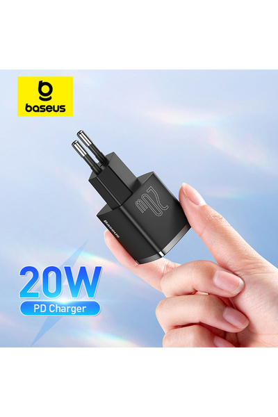 Baseus Baseus USB Type C Charger 20W Portable USB C Charger Support Type C PD Fast Charging For iPhone 1...