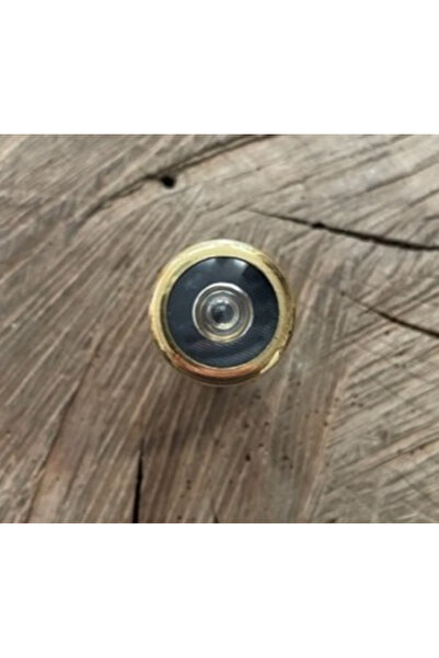 Door PİRİNÇ ÇELİK KAPI DÜRBÜNÜ UZATMALI KAPI DÜRBÜNÜ SARI RENK 14MM 8CM